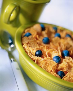 Cereal with Blueberries