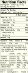 Creamy Spinach Noodles Nutrition Label